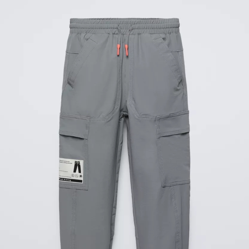 Zara Gray Casual Bottoms with Durable Design